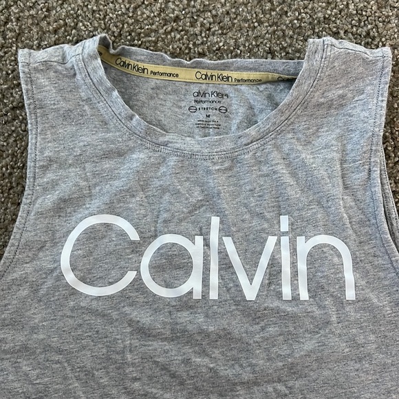 Grey Calvin Klein Tanktop - Picture 3 of 4